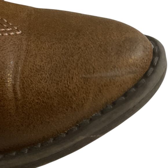 STYLE & CO Dannaa Western Cowboy Boots - Size 6 Brown Pull On - Picture 11 of 11